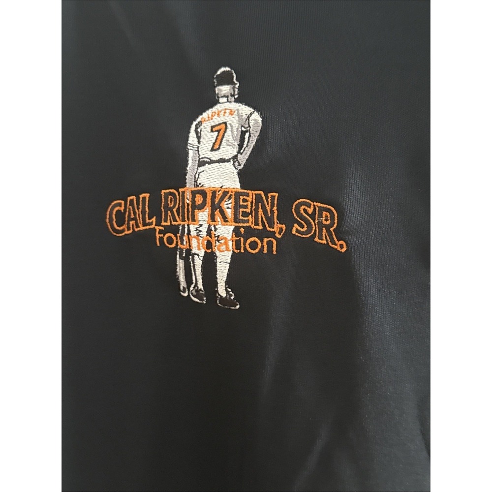 Under Armour LooseBlack Cal Ripken Foundation Men's  Polo Shirt Sz 2XL Heatgear - Picture 3 of 12